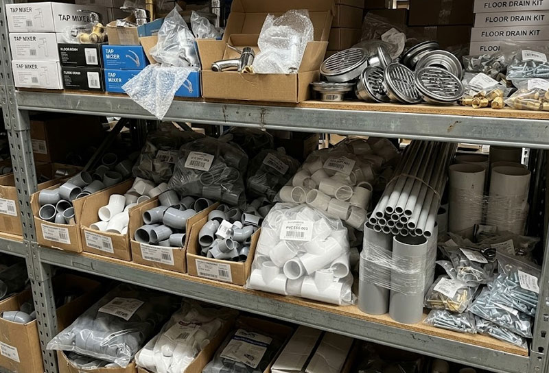 Bathroom taps,water drains,floor traps,waste coupling